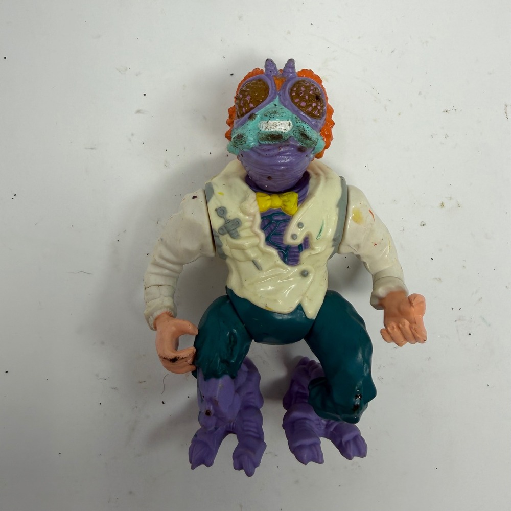 Vintage‎ 1989 TMNT Baxter Stockman Action Figure Playmates Toys Mirage Studios